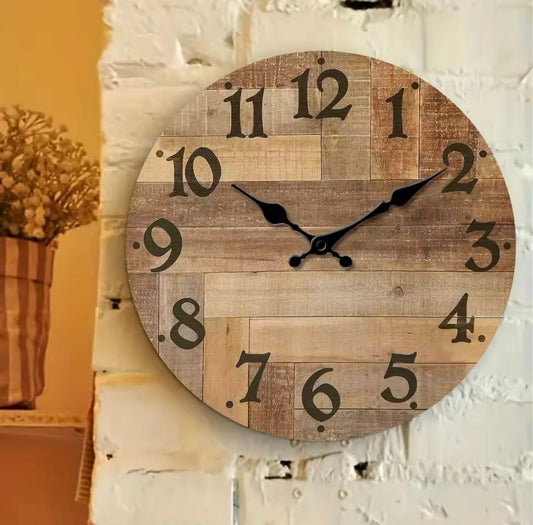 Horloge Bois Vintage