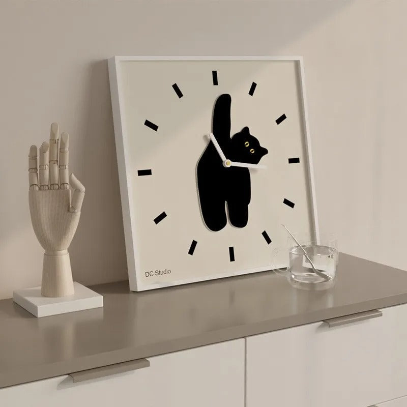 Katten wandklok