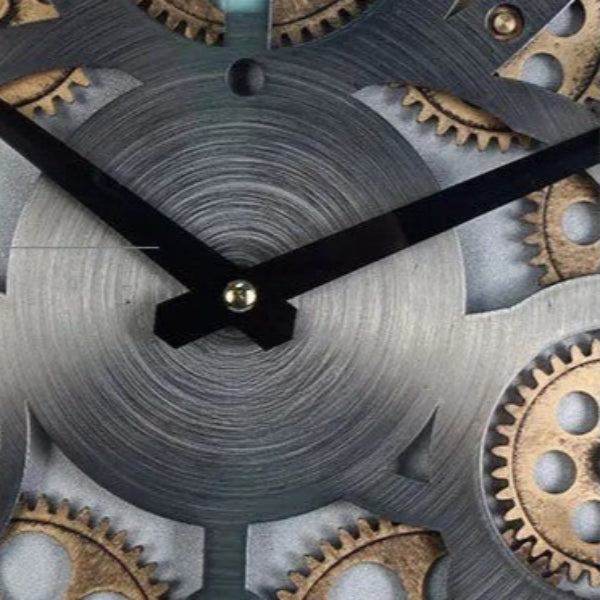 Horloge Engrenage Argent