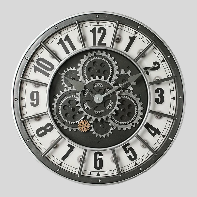 Horloge Engrenage en Métal