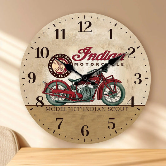 Motor wandklok