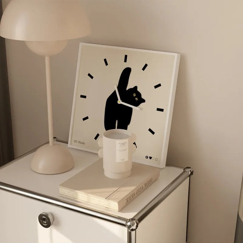 Katten wandklok