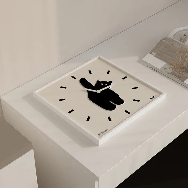 Katten wandklok