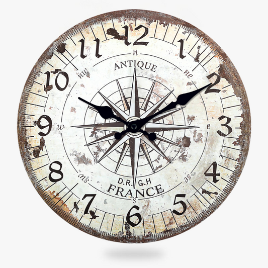 Horloge en Bois Vintage