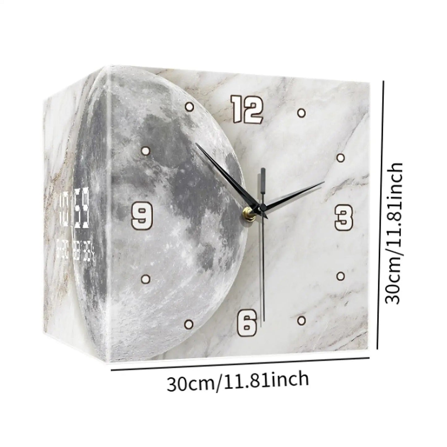Horloge Lune Double Face